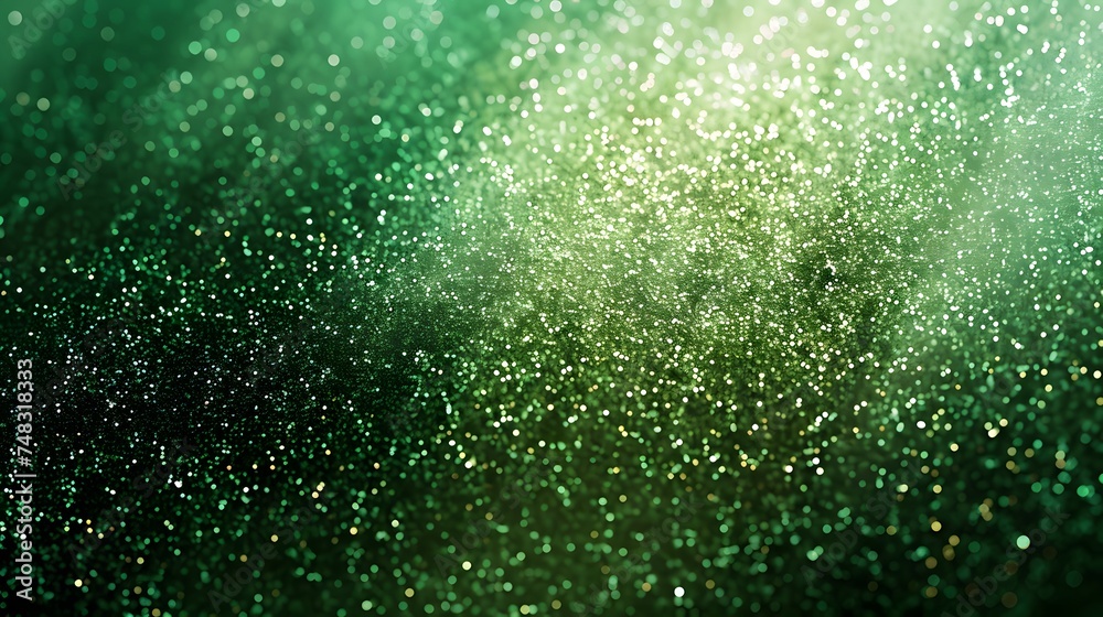 background concept made from green glitter paper.