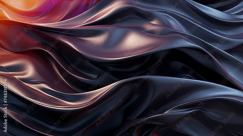 Obraz premium Holographic effect foil texture background, abstract textured colorful plastic background