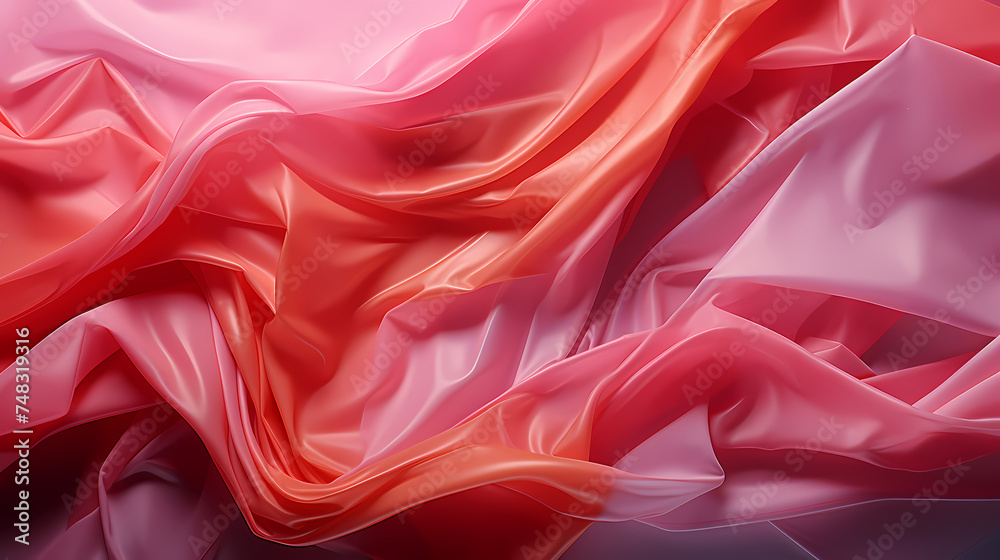 Fototapeta premium Holographic effect foil texture background, abstract textured colorful plastic background