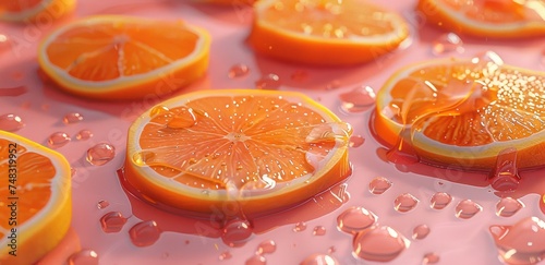 orange slices and orange slices wallpaper