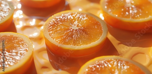 orange slices and orange slices wallpaper