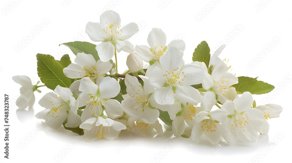 White jasmine flowers are fresh flowers natural