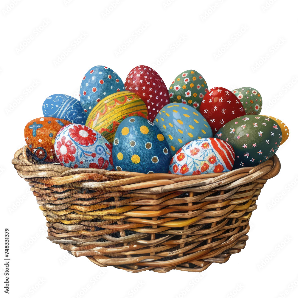 a basket full of easter egg cute textured eggs christian festival day celebrate easter in april a basket full of easter egg cute textured eggs christian festival day celebrate easter in april