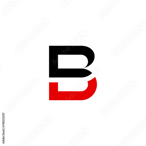 B letter vector logo abstract