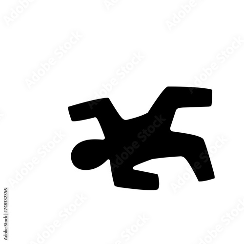 Crime scene illustration