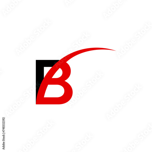 B letter vector logo abstract