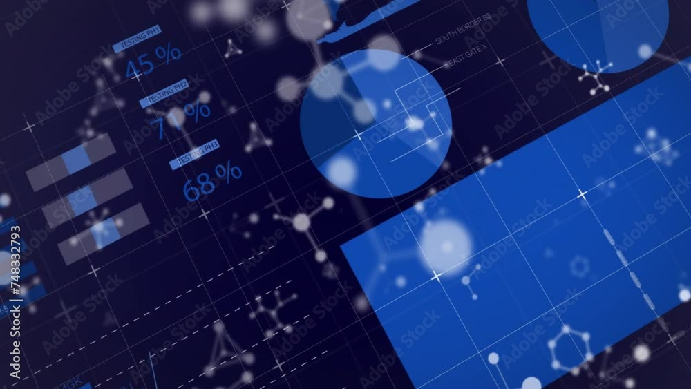 Animation of diagrams and data processing over molecules Animation of diagrams and data processing over molecules