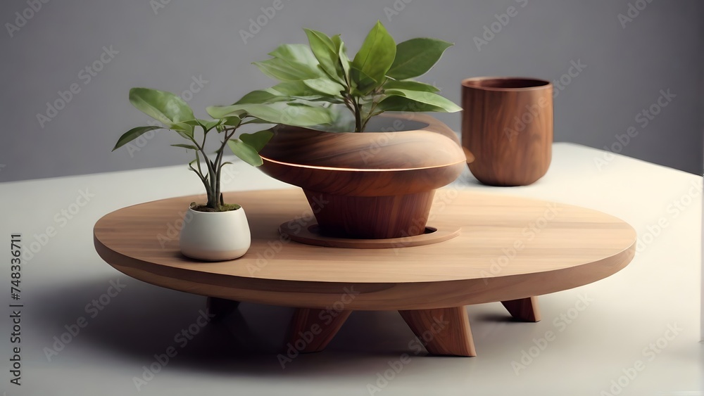plant on the table, ai generated