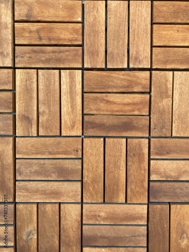 Piastrelle di bambù per pavimenti esterni photo