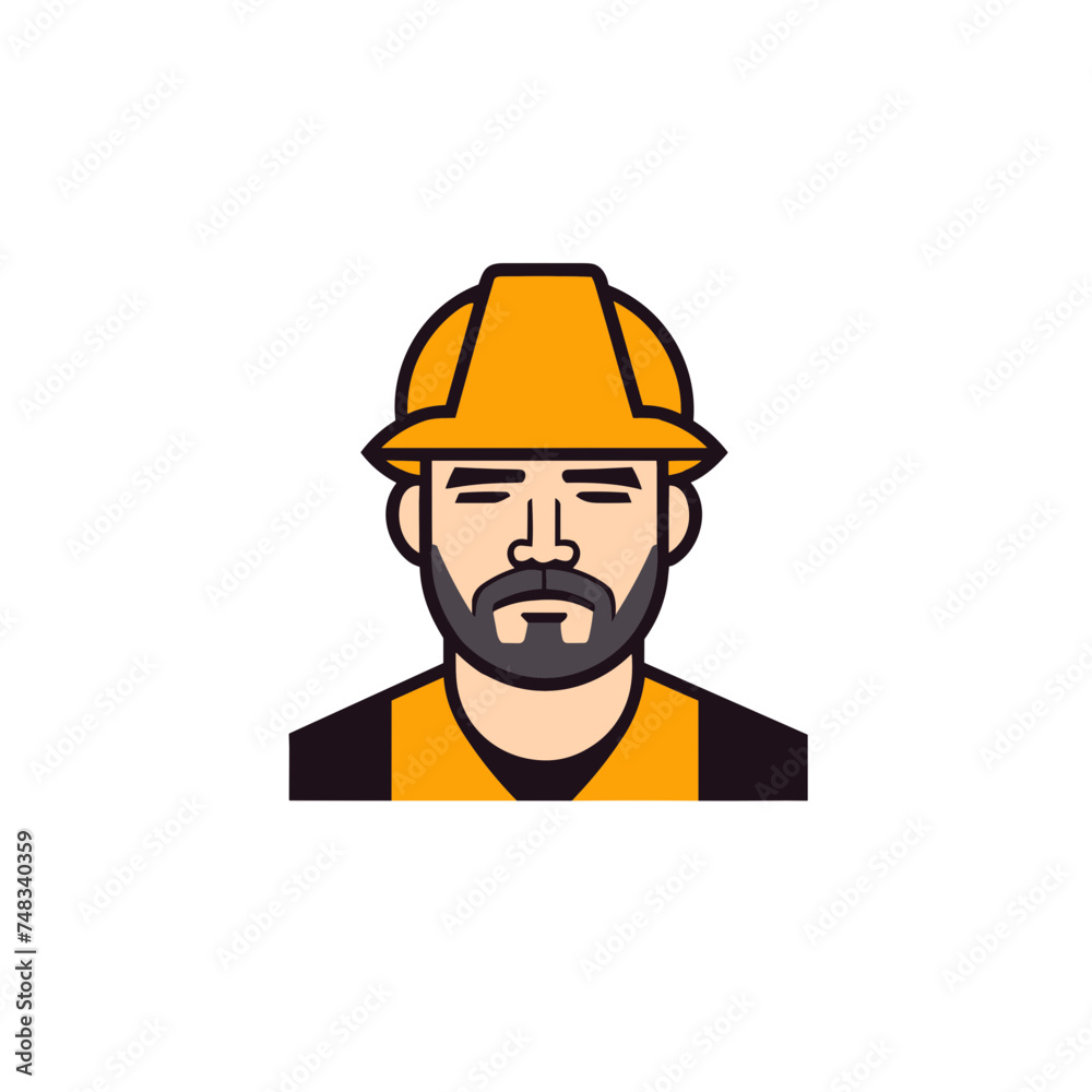 construction worker with helmet man wearing a cask icon vector illustration isolated transparent background logo, cut out or cutout t-shirt print design construction worker with helmet man wearing a cask icon vector illustration isolated transparent background logo, cut out or cutout t-shirt print design