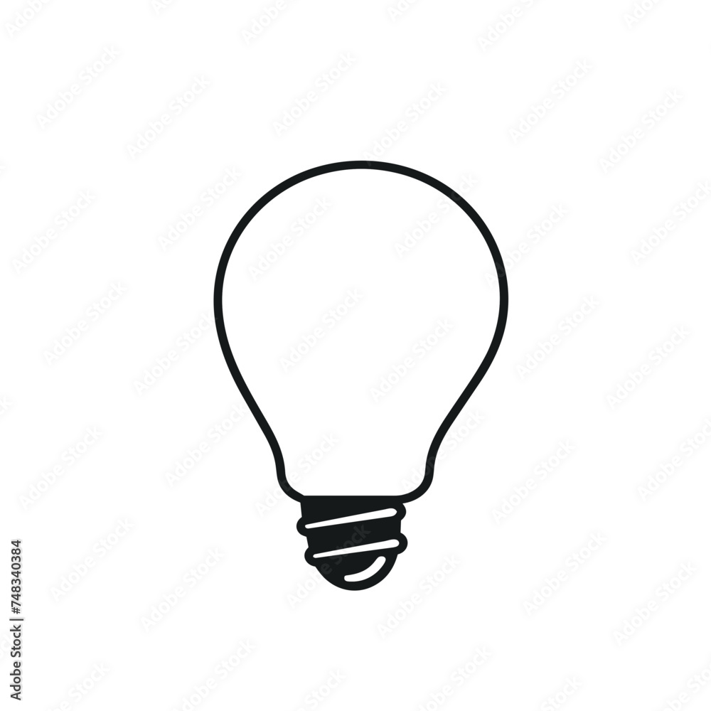 light bulb black and white icon vector illustration isolated transparent background logo, cut out or cutout t-shirt print design light bulb black and white icon vector illustration isolated transparent background logo, cut out or cutout t-shirt print design