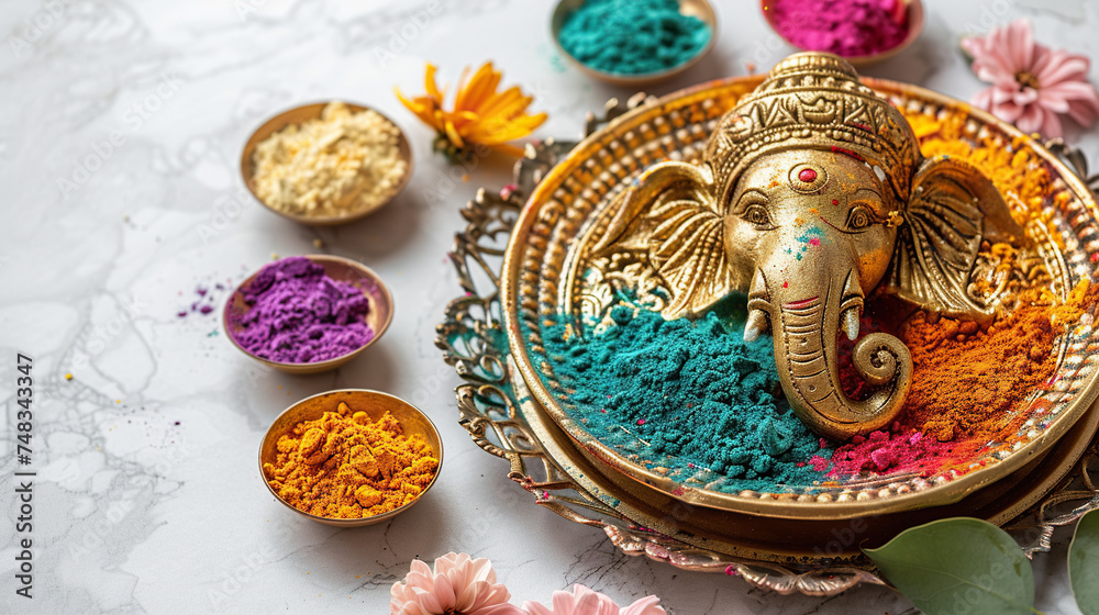 Business culture concept of Diversity, inclusion, equality, honesty, belonging, shown by different colors together, holi concept or holy event Business culture concept of Diversity, inclusion, equality, honesty, belonging, shown by different colors together, holi concept or holy event