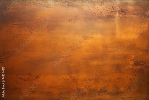 Vintage orange metal plate with brass copper background texture. © Vibu design  gallery