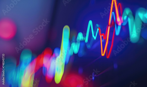 Heartbeat pulse, EKG monitor