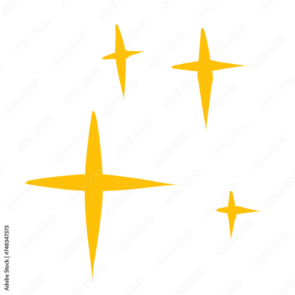 sparkling star pattern