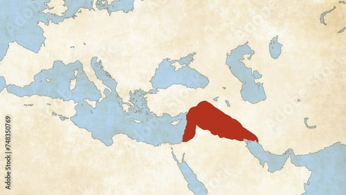 Sumer Empire Animated Map - Sumerian Civilization