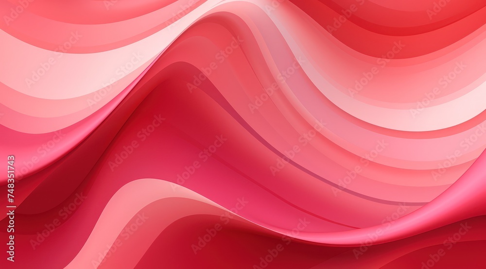 Fototapeta premium a red and pink wavy lines