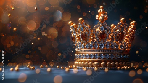 豪華な王冠,Generative AI AI画像 photo