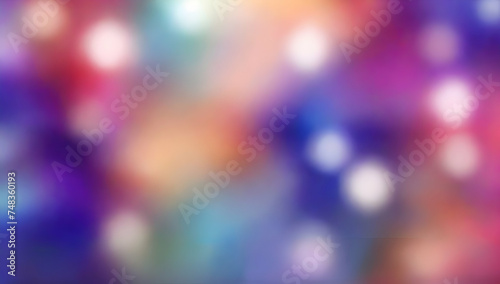 Blurred abstract background of bokeh lights and colorful wallpaper. Background illustration.