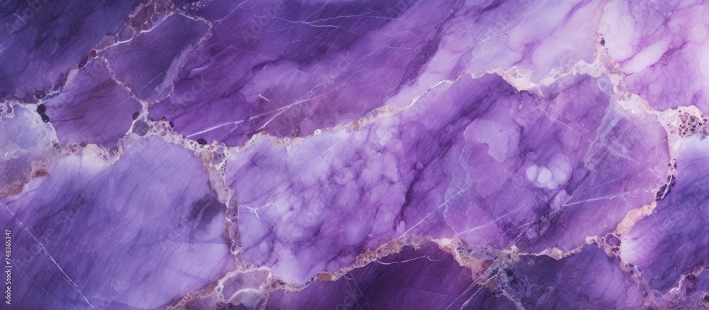 A detailed view of a luxurious purple marble surface, showcasing its intricate pattern and texture. The high-resolution image captures the natural beauty of the stone. A detailed view of a luxurious purple marble surface, showcasing its intricate pattern and texture. The high-resolution image captures the natural beauty of the stone.