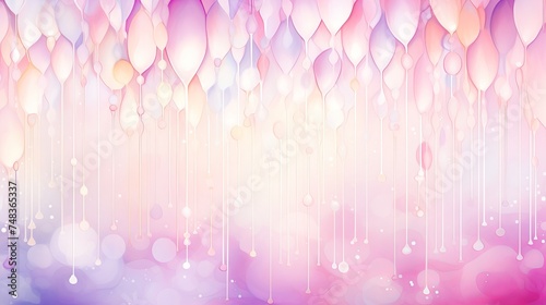 Rainbow background New Year's card Japanese paper bokeh background