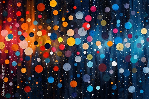 Abstract Background Ai Generative