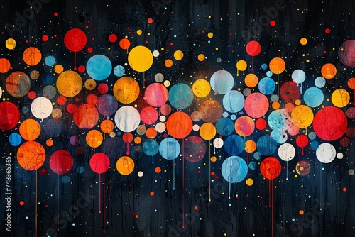 Abstract Background Ai Generative