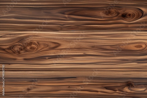 Long walnut planks texture background.