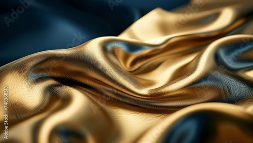 Black and Gold Abstract Background Ai Generative
