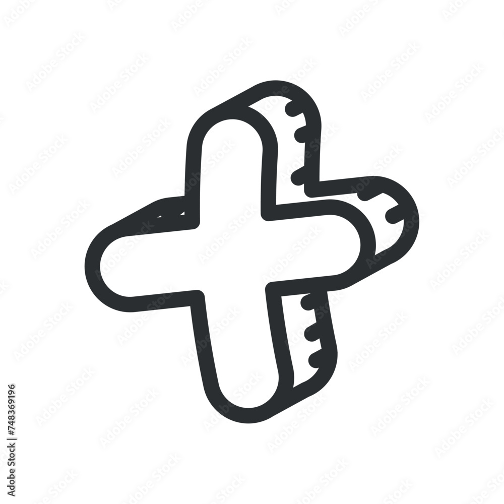Math symbol sketch icon Hand Draw Vector illustration Math symbol sketch icon Hand Draw Vector illustration