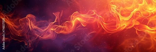 Vivid depiction of a firestorm with bright sparks and intense warm colors