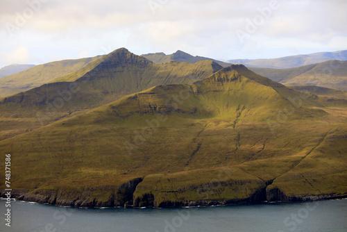 The beautiful scenery of the Faroe islands