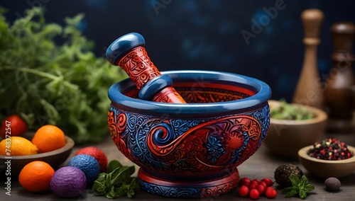 mortar and pestle fantasy bio vibrant