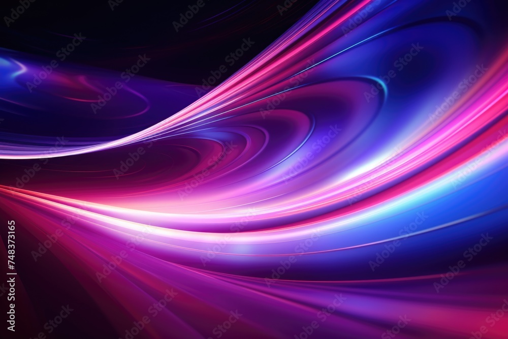 Naklejka premium Abstract neon background with red pink purple blue gradient light. Modern glowing neon concept.