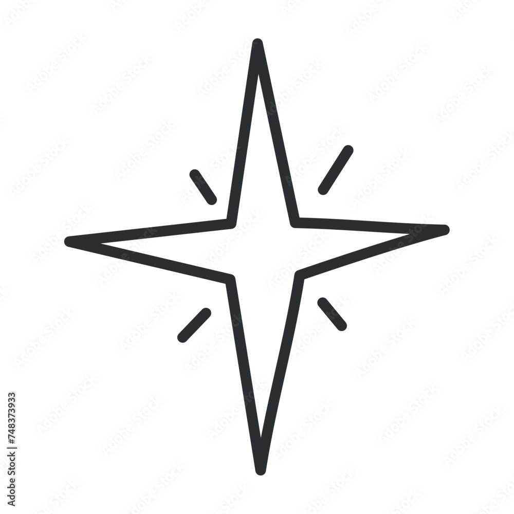 Star sketch icon Hand Draw Vector illustration Star sketch icon Hand Draw Vector illustration