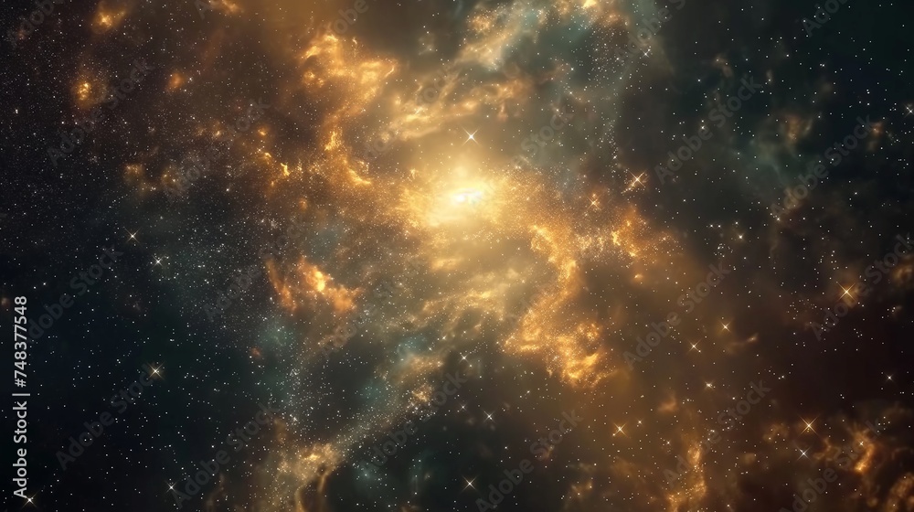 Star Cluster Illuminating the Sky