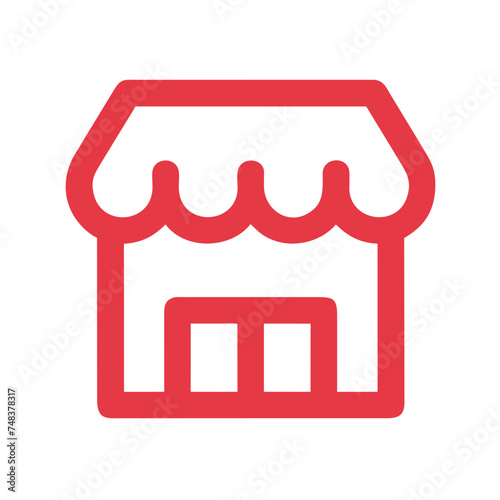 Shopping store logo. Online Shop Logo Design. Marketplace vector icon. online sme shop or store symbol in black color. small business outlet sign for apps and web ui design. Vector illustration
