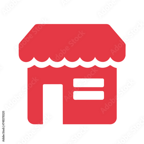 Shopping store logo. Online Shop Logo Design. Marketplace vector icon. online sme shop or store symbol in black color. small business outlet sign for apps and web ui design. Vector illustration