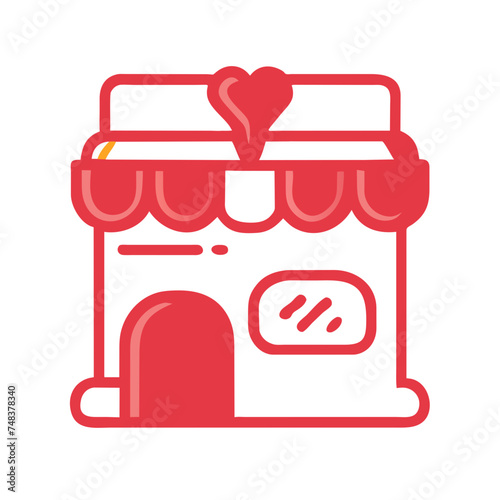 Shopping store logo. Online Shop Logo Design. Marketplace vector icon. online sme shop or store symbol in black color. small business outlet sign for apps and web ui design. Vector illustration