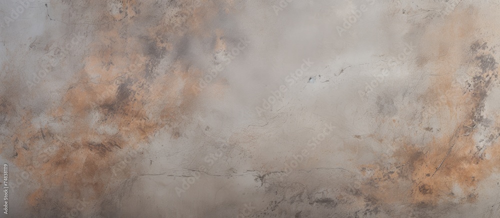 A close-up shot of a weathered wall with visible dirt stains scattered across its surface. The wall is made of grey-brown cement texture, providing a gritty and worn appearance.