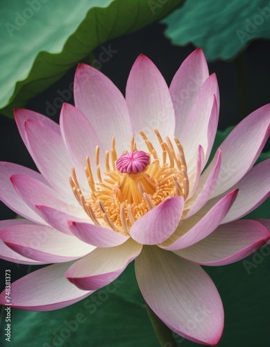 pink lotus flower