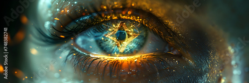 Eye of Providence Sacred Masonic Symbol, The eye of the city is a digital art print by person photo