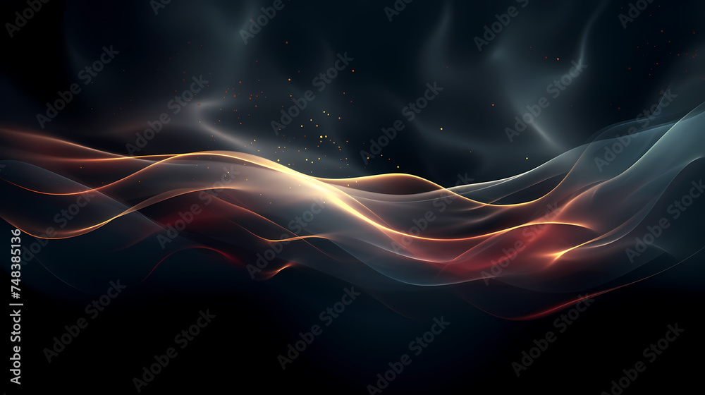 Obraz premium Fascinating space distorted background