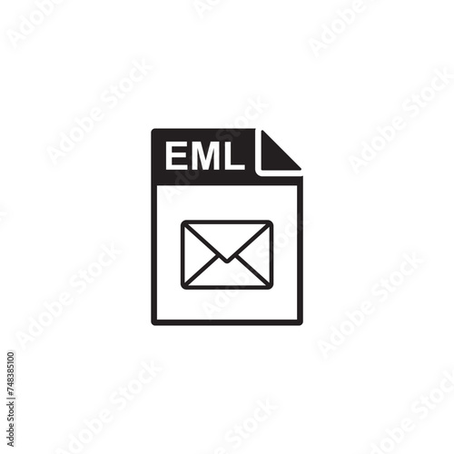 eml file icon , email icon photo