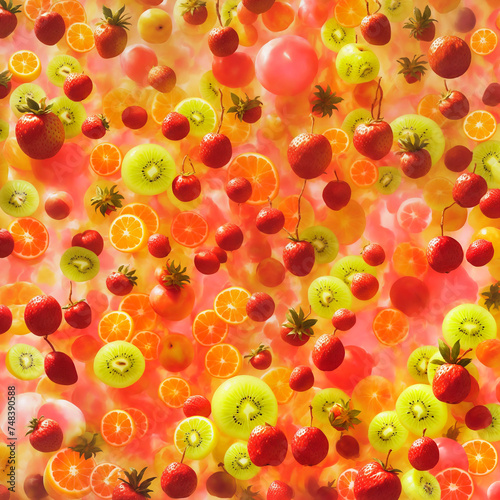 seamless pattern with tomatoes