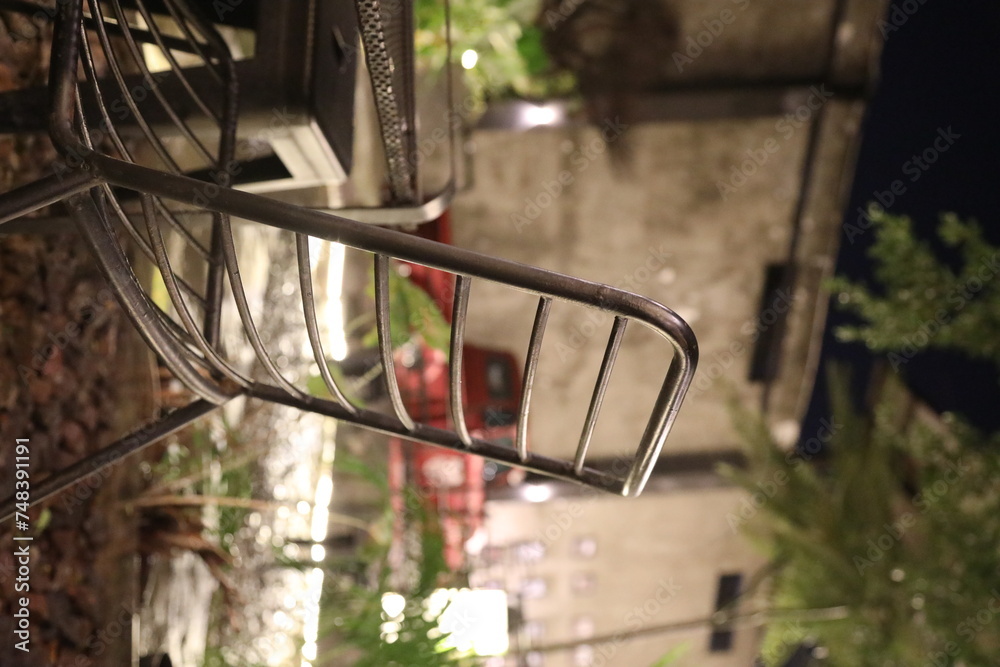 Cafe view at night