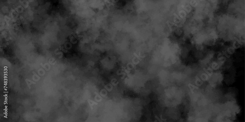 Black mist or smog misty fog.powder and smoke liquid smoke rising,vapour fog and smoke spectacular abstract burnt rough cloudscape atmosphere.brush effect dreaming portrait. 