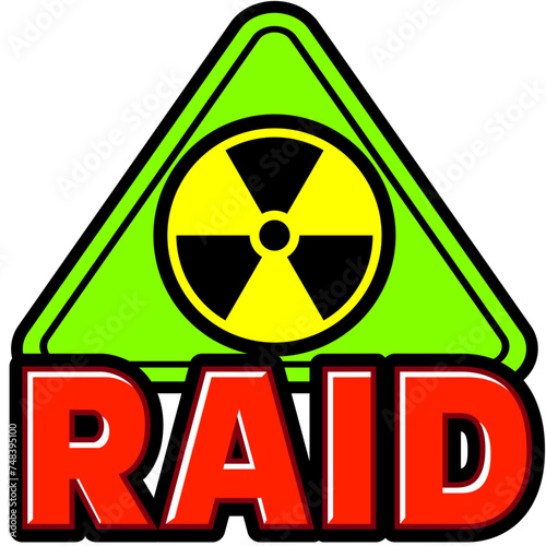 radiation warning sign emote