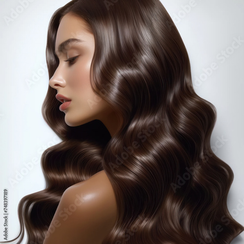 Haircare, Beauty, Hairstyle, Shiny, glossy, Salon. Haircolor