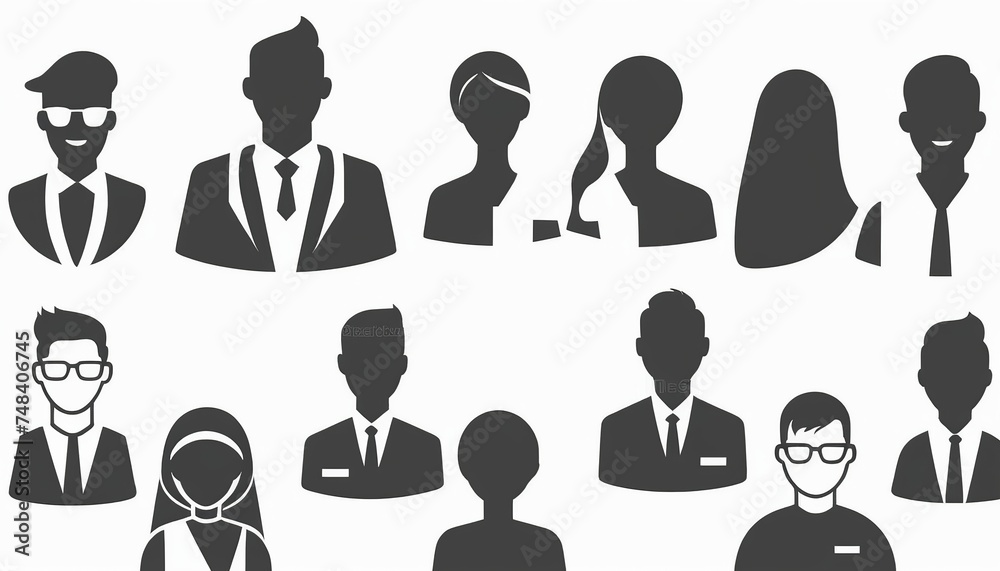 User Profile Symbol: A Modern Vector Illustration User Profile Symbol: A Modern Vector Illustration